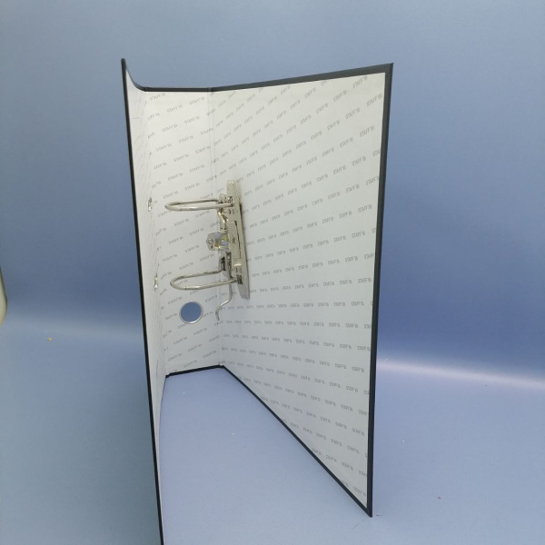 Папка - регистратор Manager с покрытием из ПВХ, 50 мм., без уголка, черная